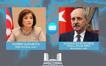 Sahibə Qafarova TBMM sədrinə başsağlığı verdi
