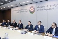 Ceyhun Bayramov NATO nümayəndə heyəti ilə görüşdü