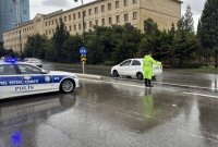 DYP yağışlı hava ilə bağlı sürücülərə müraciət etdi