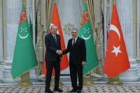 Ərdoğan Berdiməhəmmədovla görüşdü