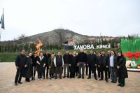 İlham Əliyevin Xanobaya səfərindən görüntülər
