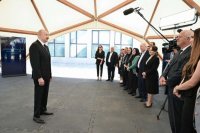 Prezident Cəbrayılda sakinlərlə danışdı