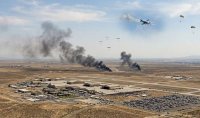 İki təyyarə havada toqquşdu - FOTO